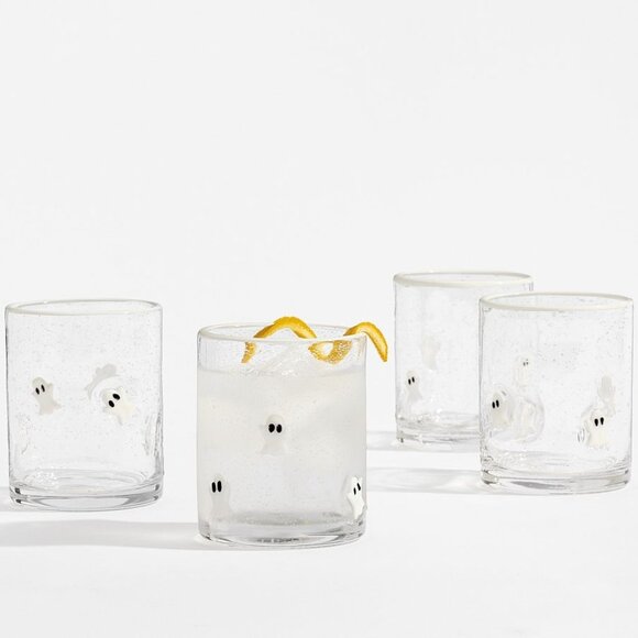 Ghost Icon Glasses (set of 2) - Picture 1 of 1